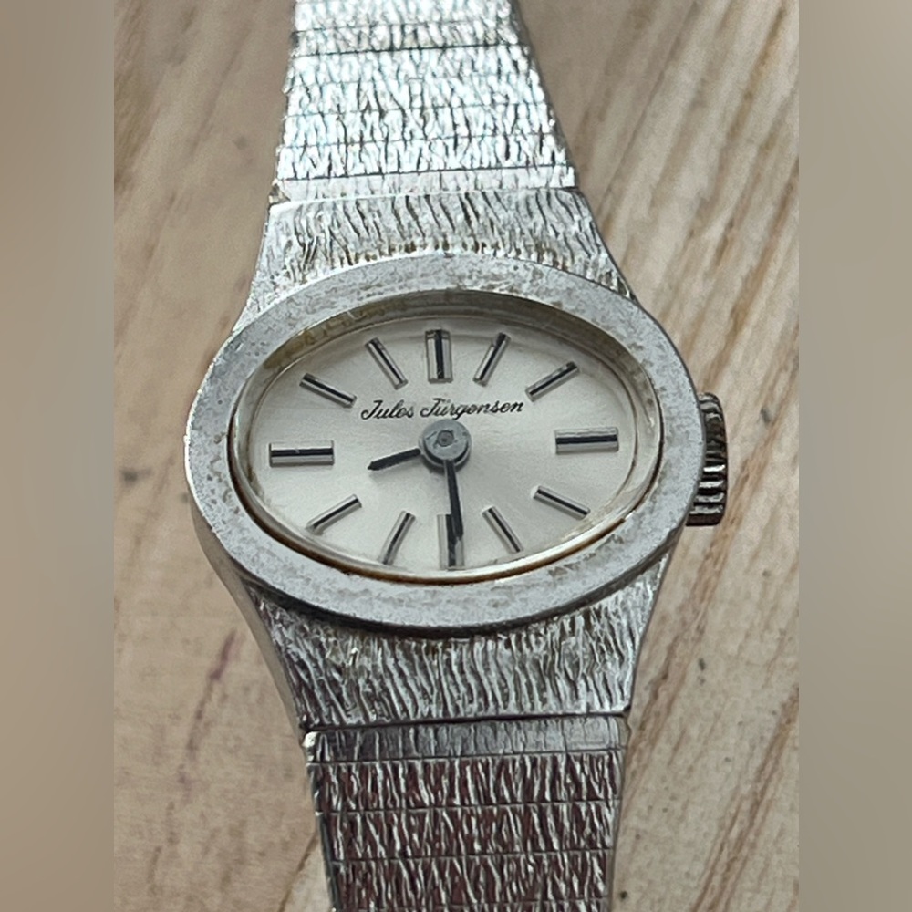 Jules Jurgensen Ladies Watch Vintage Mechanical Winding Stainless Bracelet Dial